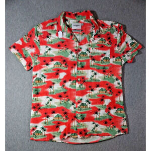 Goodfellow and Co Mens Standard Hawiaan shirt Sz M Tropical